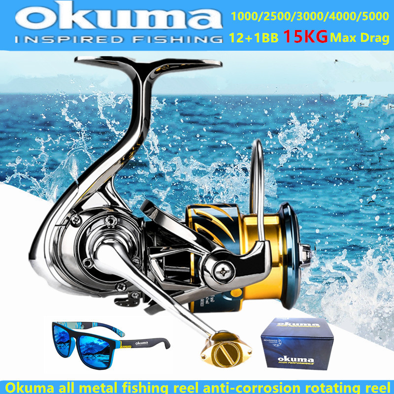 Trolling Reel - Рыболовная катушка Okuma All Metal 12+1BB,